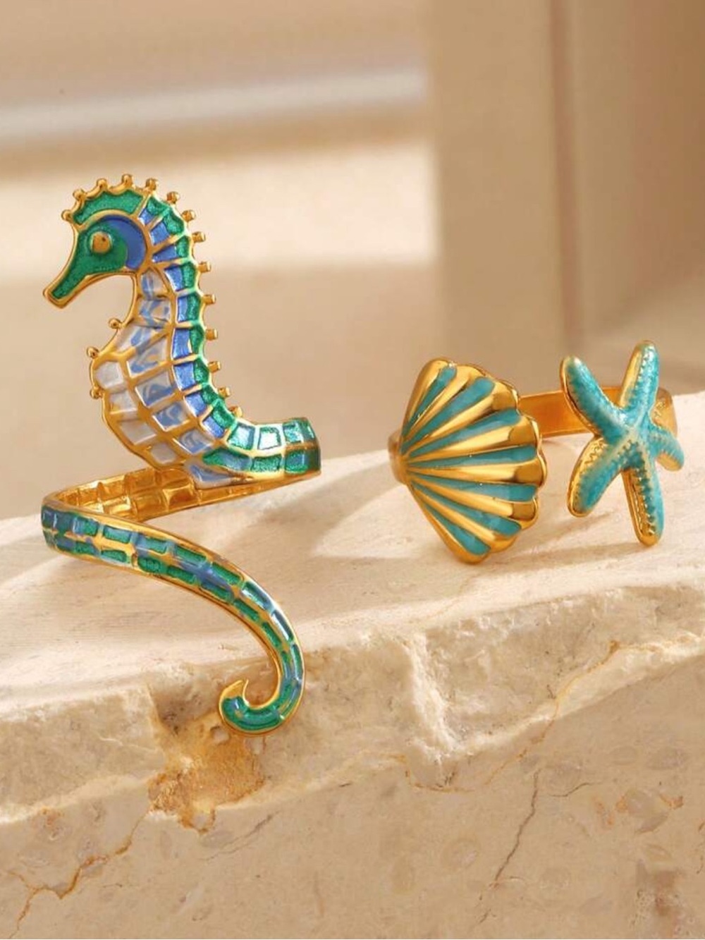 Seahorse ring #2561 - Picture 3 of 6